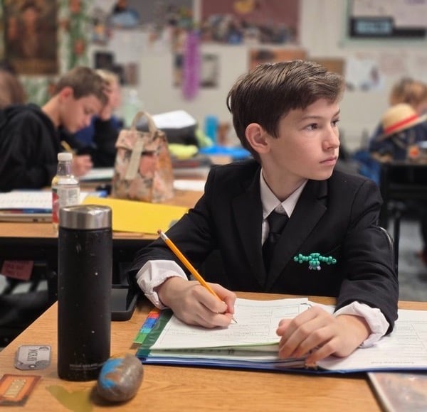 TCS Student Studying