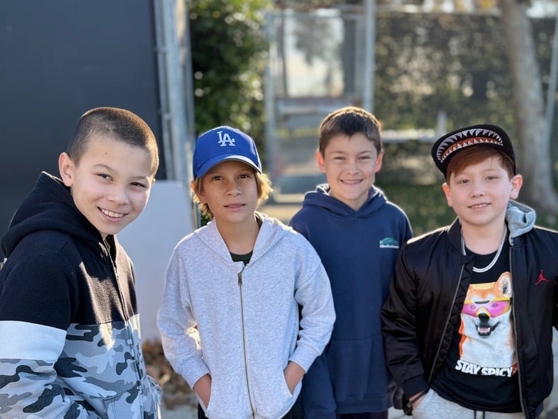 TCS Boys Hanging Out