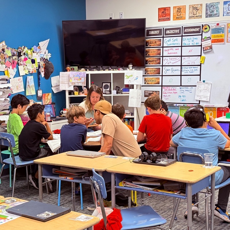 Students in Small Group