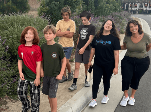 Students Walking Together