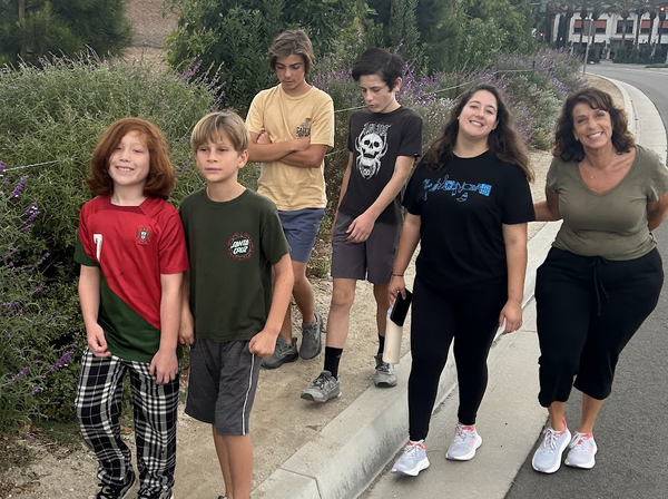 Students Walking Together