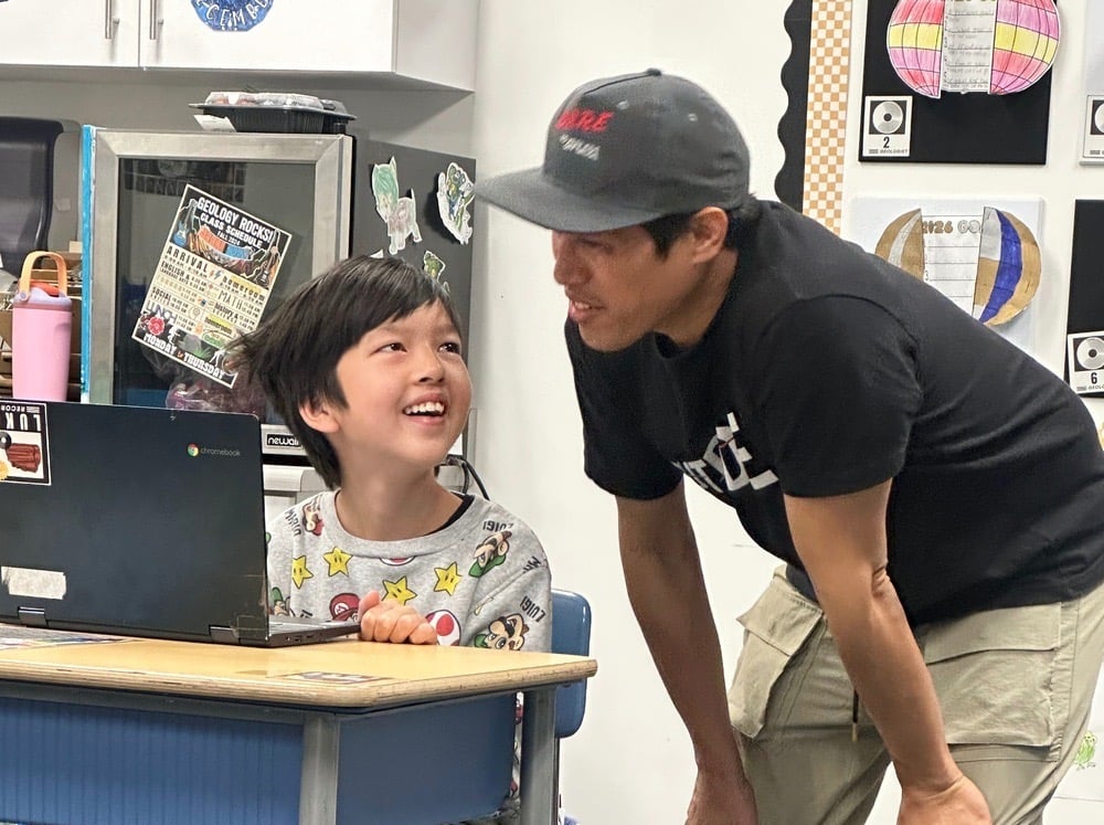 Student with Support