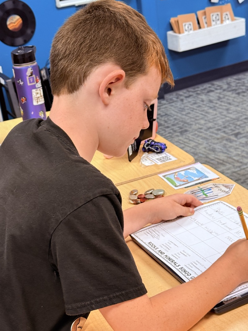 TCS Student Working